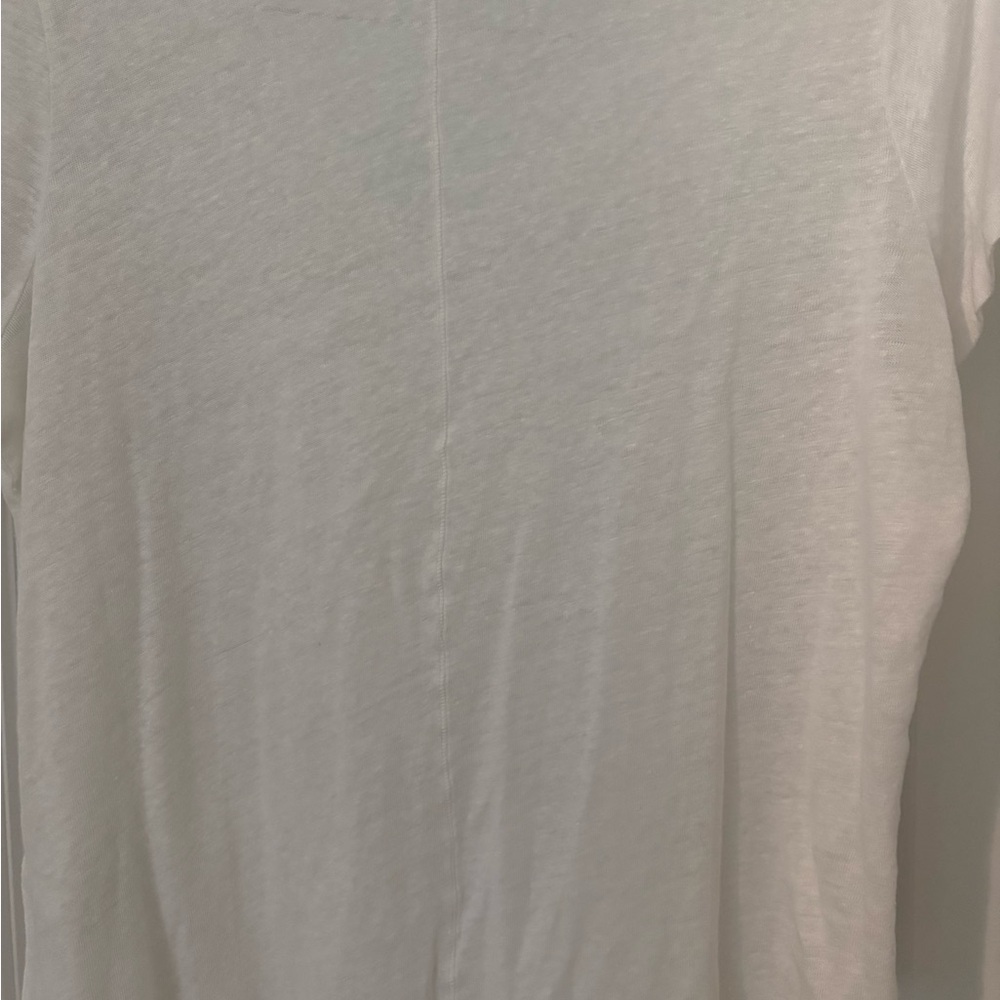 Vineyard Vines Linen White Short Sleeve Tee, Sz Small Unused - Picture 3 of 8